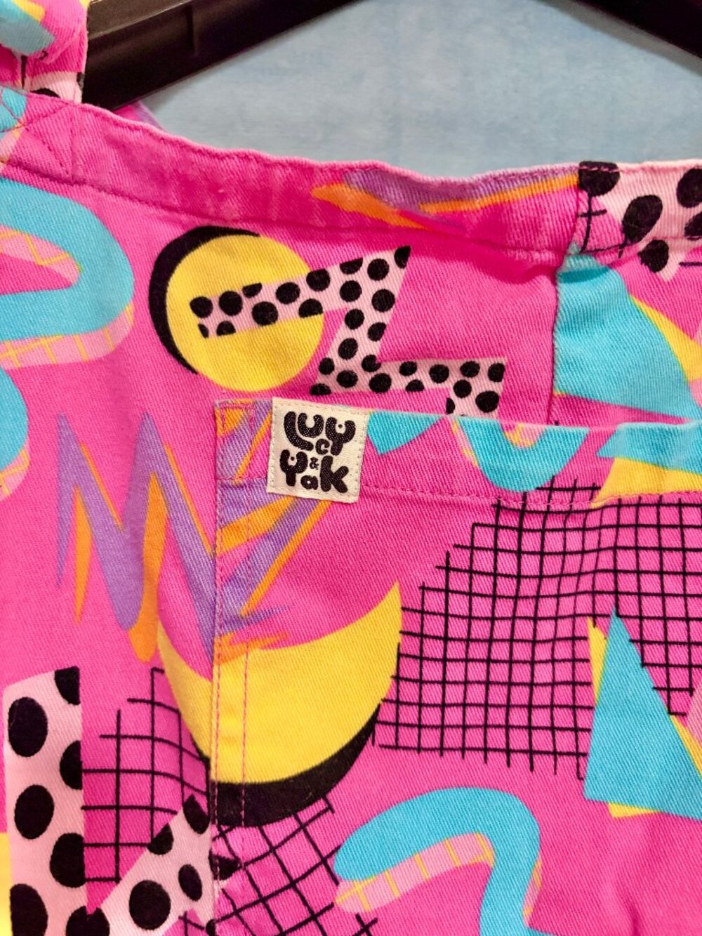 Lucy & Yak RARE Limited Edition Bayside Dungarees UK 24R, US 20R (roughly 2XL) - Picture 3 of 5